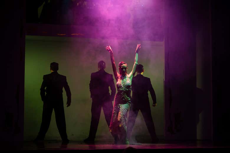 The tango show at the Café de los Angelitos